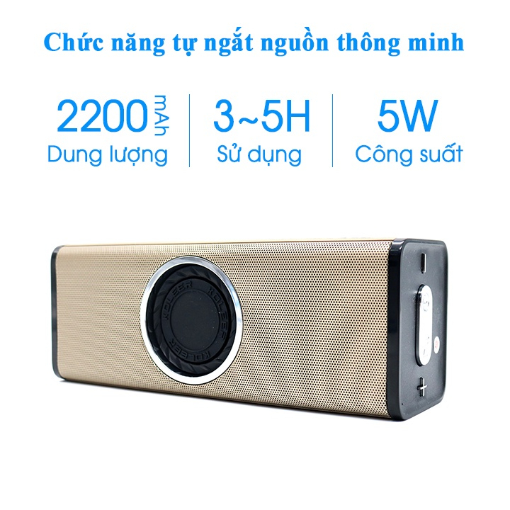 Loa bluetooth KOLEER bass căng đét - Đẳng cấp vượt trội - Âm thanh hay, trầm, ấm, kiểu dáng đẹp - Hàng chính hãng