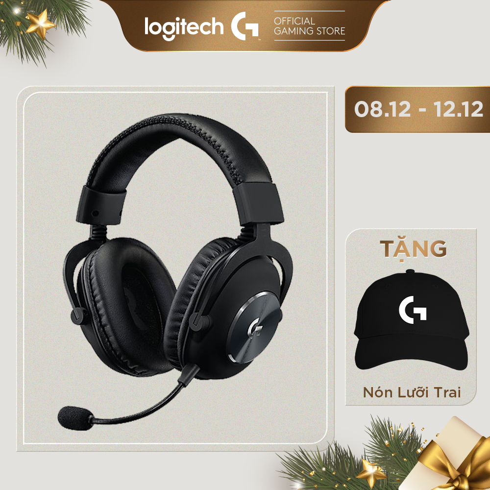 Tai nghe game có dây Logitech G PRO (Gen 2) - màn loa PRO-G 50mm, tương thích PC, PS4, PS5, Xbox -Hàng chính hãng