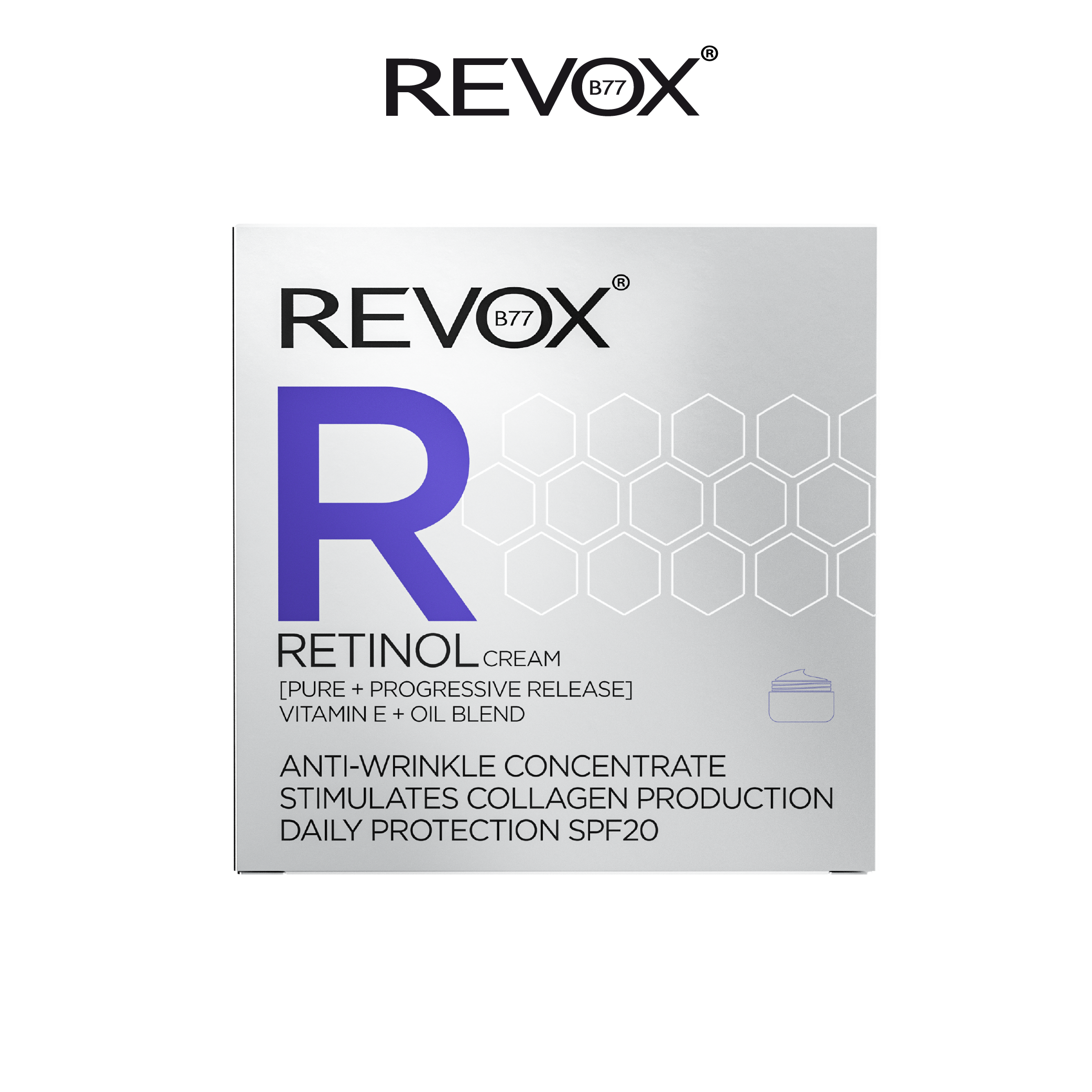 Kem dưỡng ngăn ngừa lão hóa chứa retinol cho da mặt Revox B77 R Retinol - 50ml