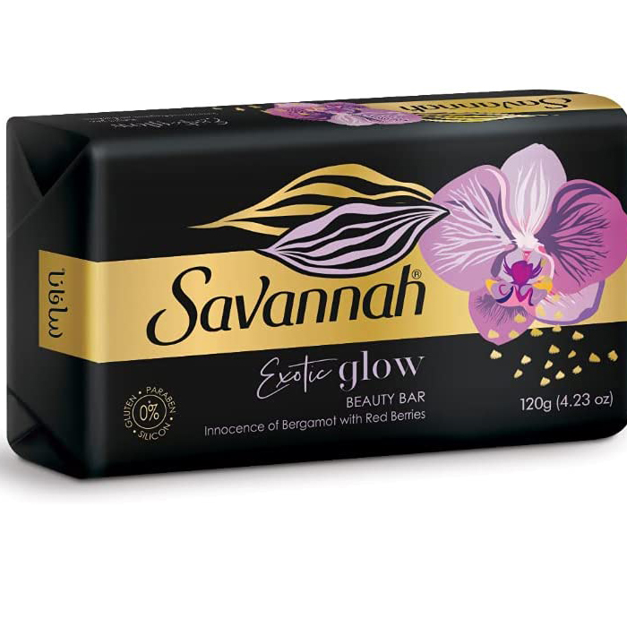 Xà Bông Tắm Hương Nước Hoa Trắng Da, Giảm Mụn Dubai Savannah Luxuriuous Body Bar Soap Pack 120g