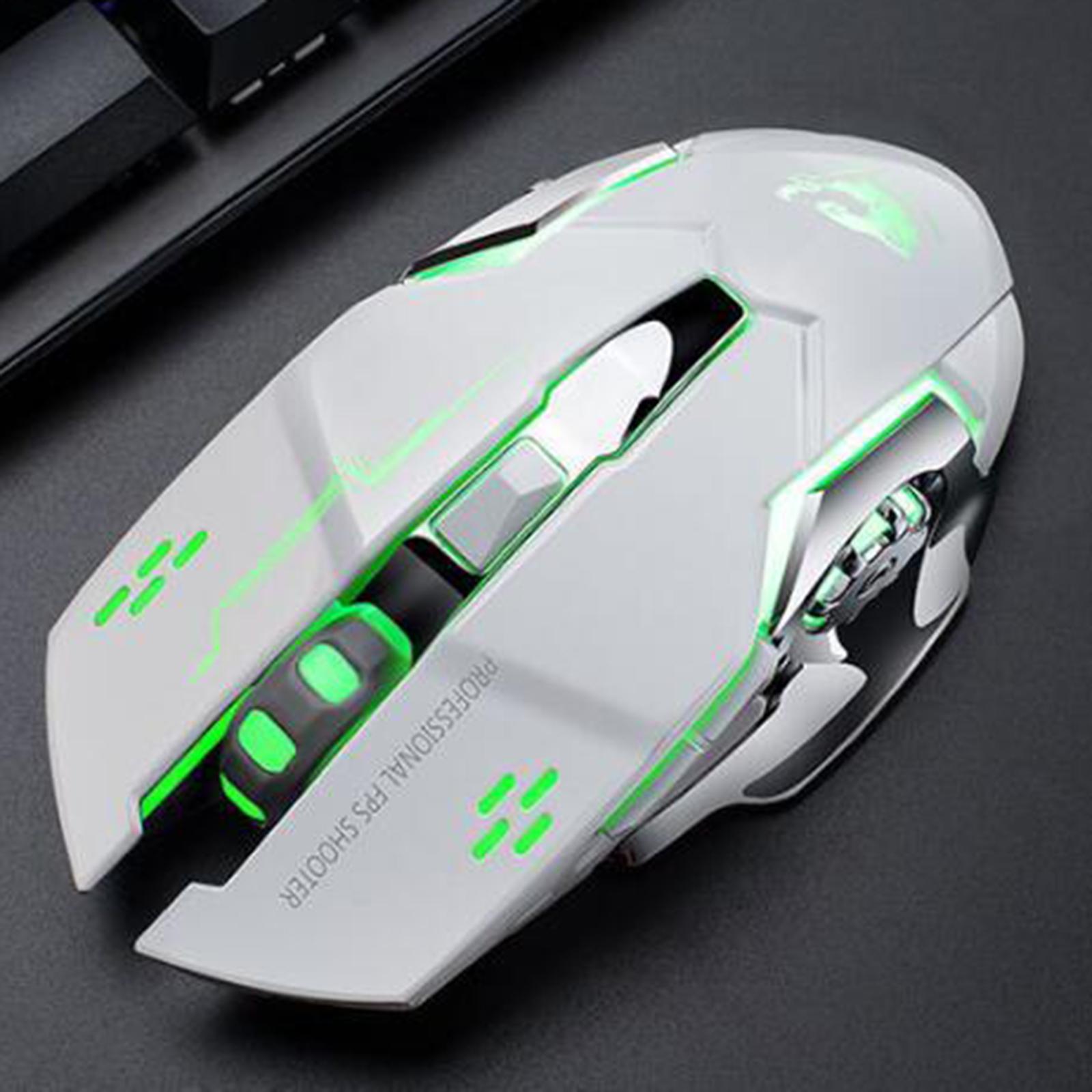 2.4G Gaming Wireless USB Computer Mice for Desktop PC Mouse 6 Buttons Windows Linux