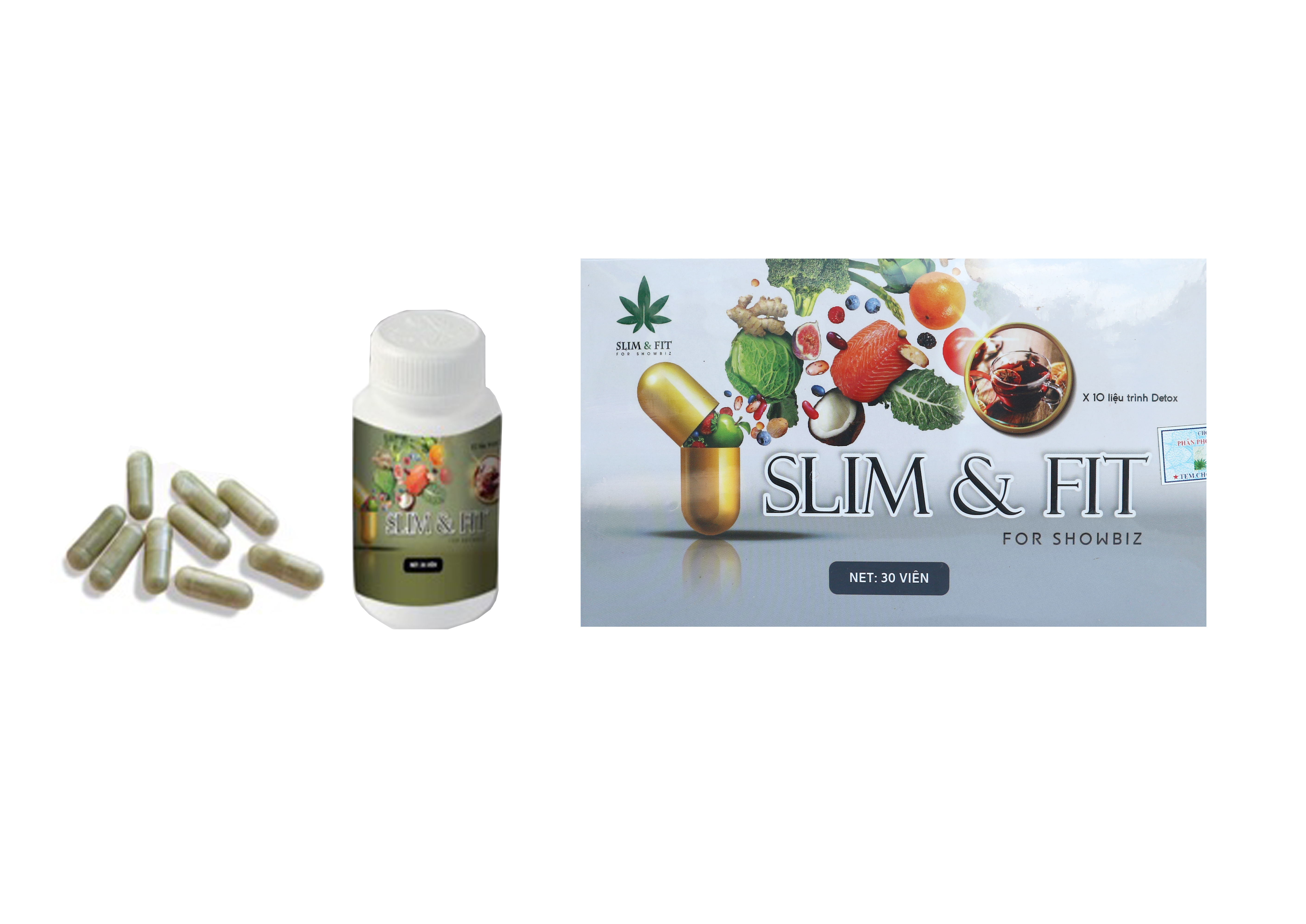 Thực phẩm bảo vệ sức khỏe Slim and Fit - Hỗ trợ giảm cân, nâng cơ mông
