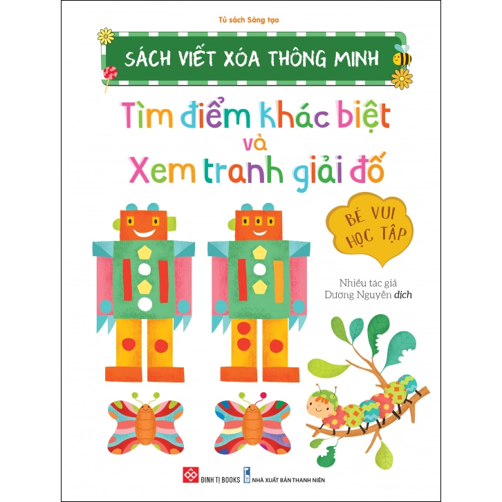 Sách Viết Xóa Thông Minh - Tìm Điểm Khác Biệt Và Xem Tranh Giải Đố
