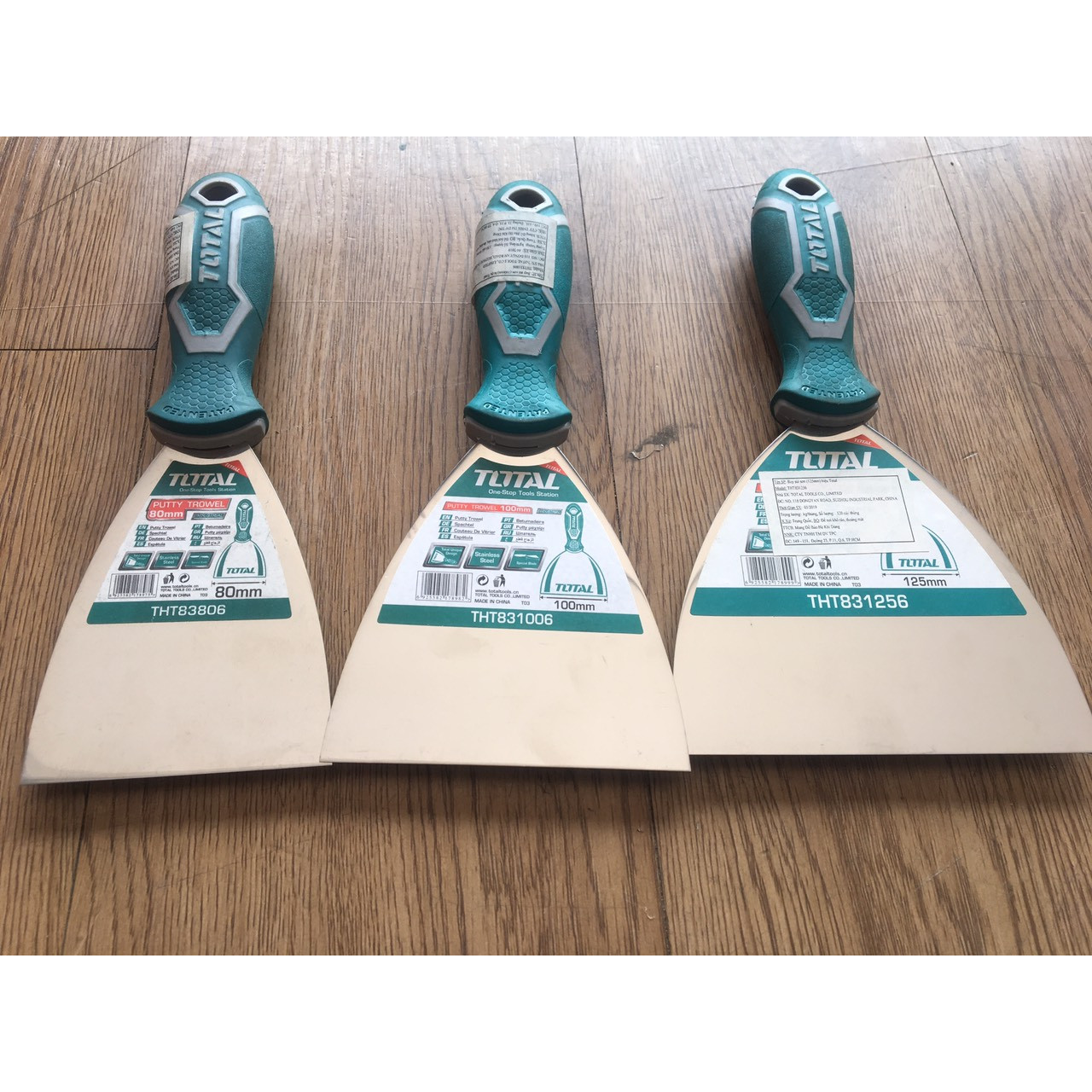 Bộ 3 Bay sủi sơn 80mm,100mm,125mm Total THT83806THT831006THT831256
