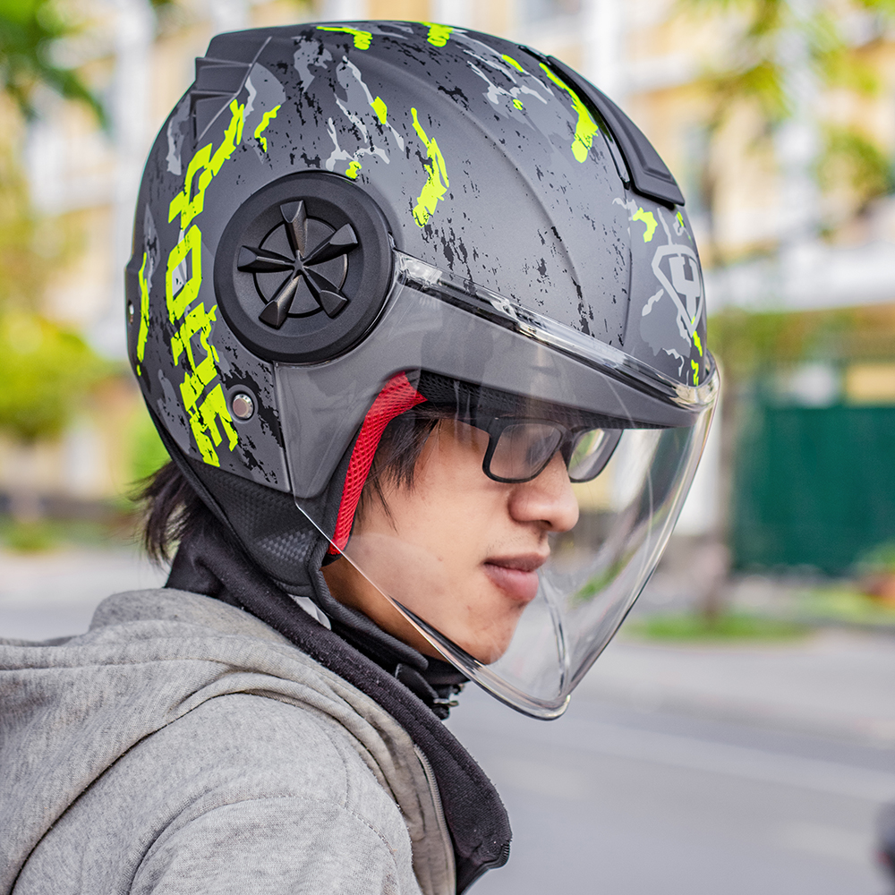 MŨ BẢO HIỂM 3/4 YOHE 851