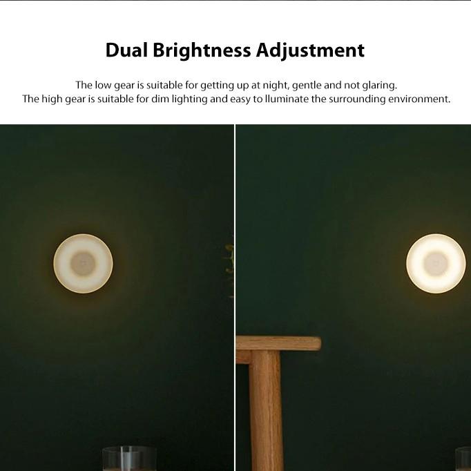 Xiaomi Mijia Đèn Ngủ Thế Hệ Thứ 2 Từ Tính Cảm Biến Hồng Ngoại Cơ Thể Có Thể Điều Chỉnh Xoay 360