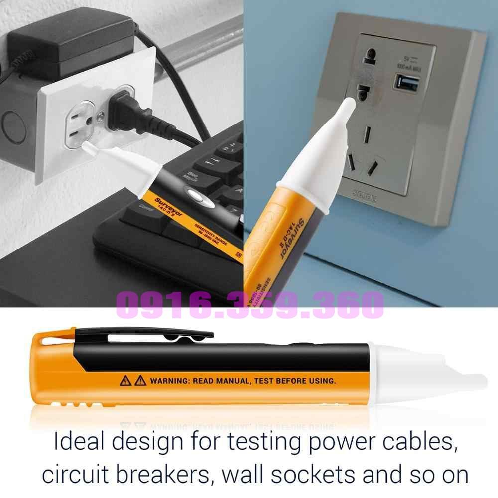 Bút thử điện không chạm không tiếp xúc an toàn cao cấp IAC-D