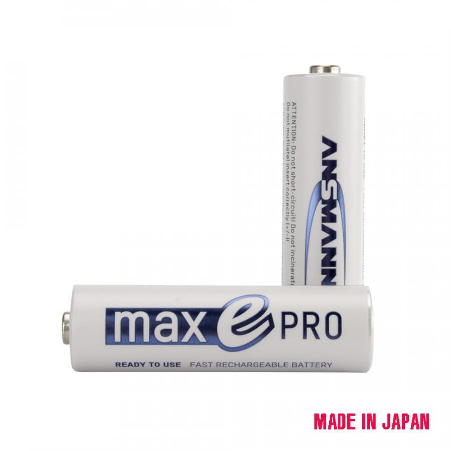 Bộ 4 viên pin sạc MAX E PRO 1900 mah - MADE IN JAPAN - Hàng chính hãng