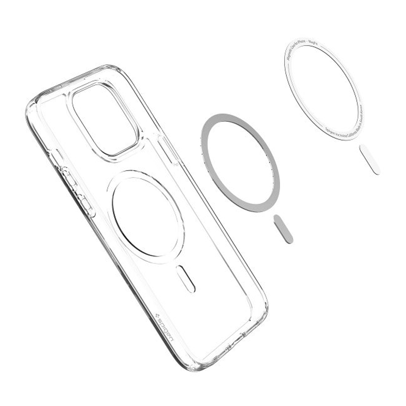 Ốp lưng SPIGEN dành cho iPhone 14 Promax Crystal Hybrid Magfit - Hàng chính hãng