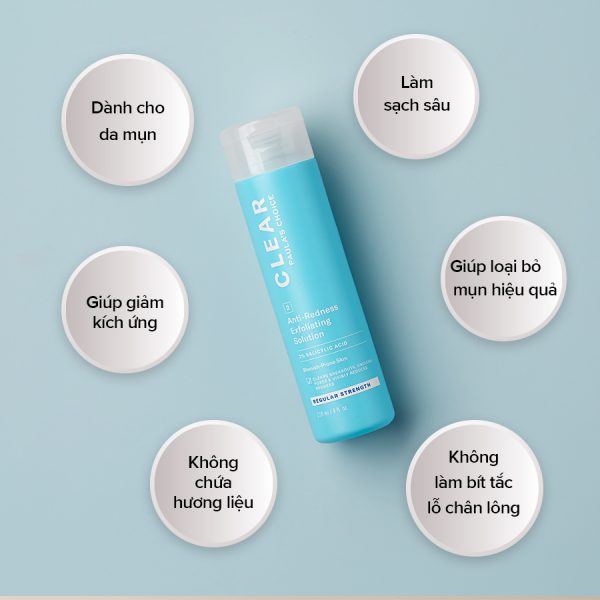 Tinh chất giảm mụn Paula's Choice clear regular strength anti-redness 2% BHA TẶNG mặt nạ Sexylook (Nhập khẩu)