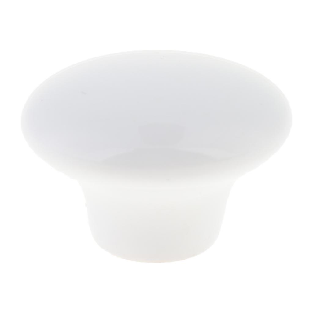 Porcelain Knob Furniture Kitchen Cabinet Round Drawer Pull Knobs