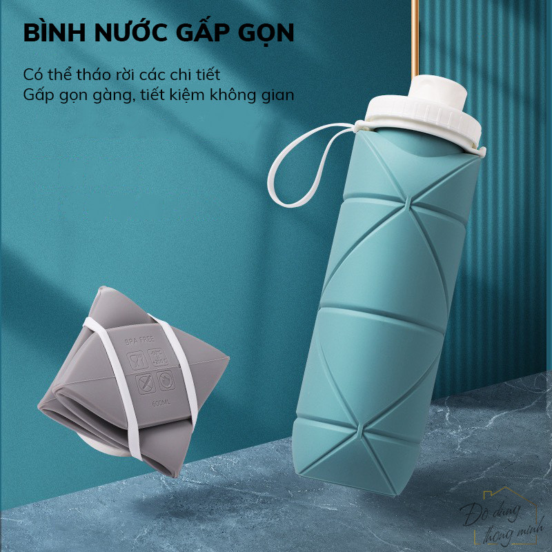 Bình Nước xếp nhỏ đi du lịch Silica Gel