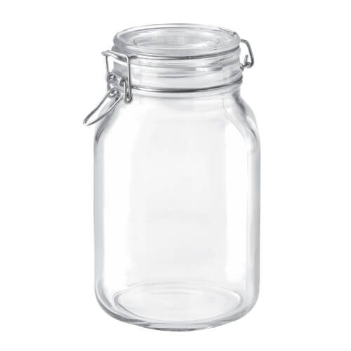 Hũ thủy tinh nắp cài Fido 2000ml