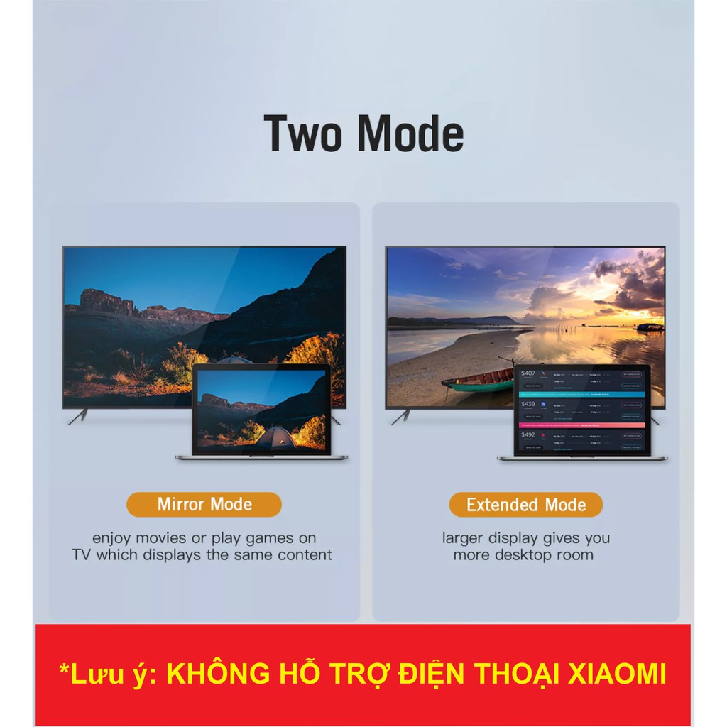 Cáp chuyển Type-C male ra HDMI male hỗ trợ Full HD Vention CGUB - Hàng chính hãng