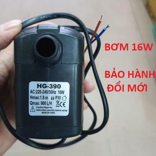 Bơm quạt điều hòa hơi nước mini HG-390 220v-16w cho bể cá, quạt hơi nước