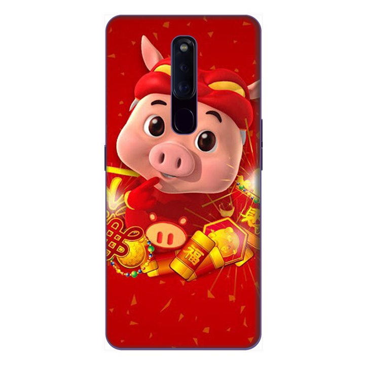 Ốp lưng điện thoại Oppo F11 Pro hình Heo Thần Tài - Hàng chính hãng
