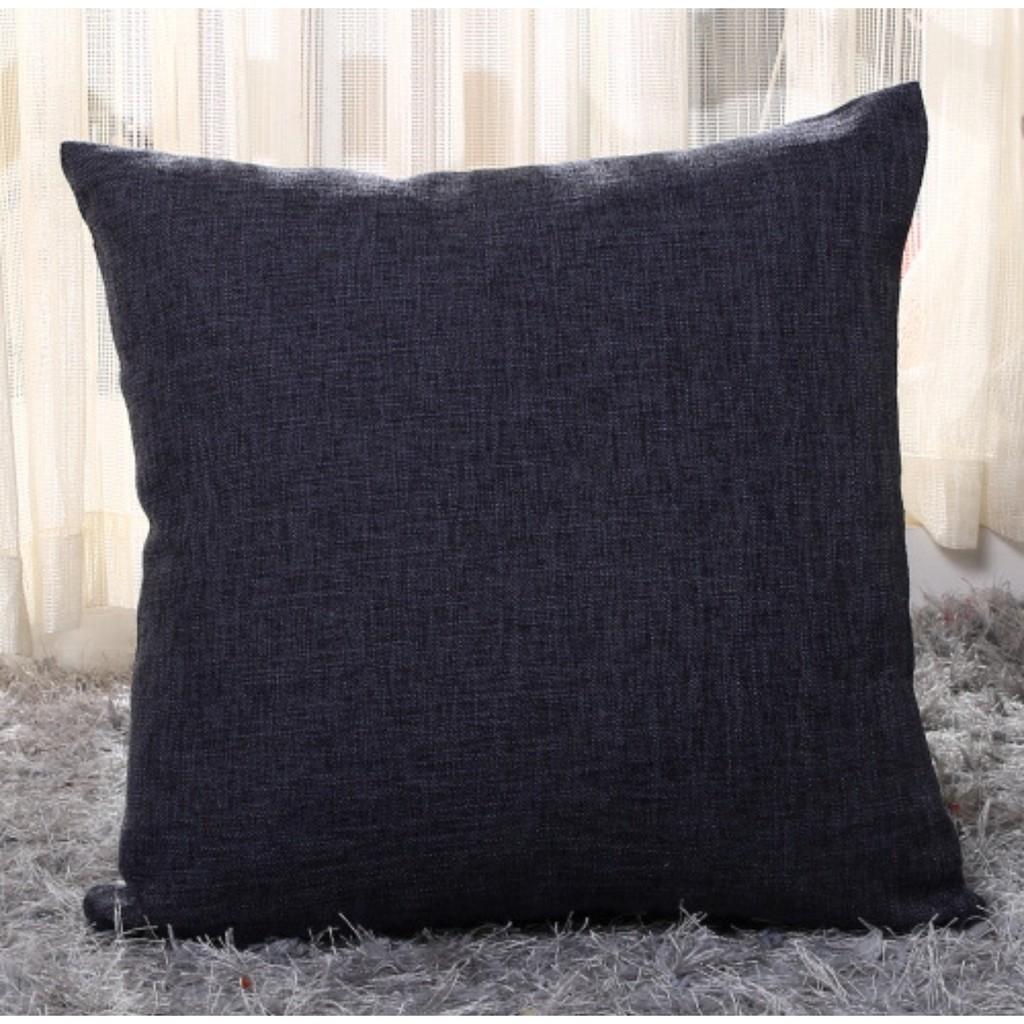 Gối tựa lưng, gối sofa Vải Bố Trơn Màu vải bố dày dặn
