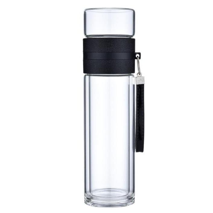 Bình giữ nhiệt 2 lớp thủy tinh cao cấp Luxury Travel Bottles - Skylife