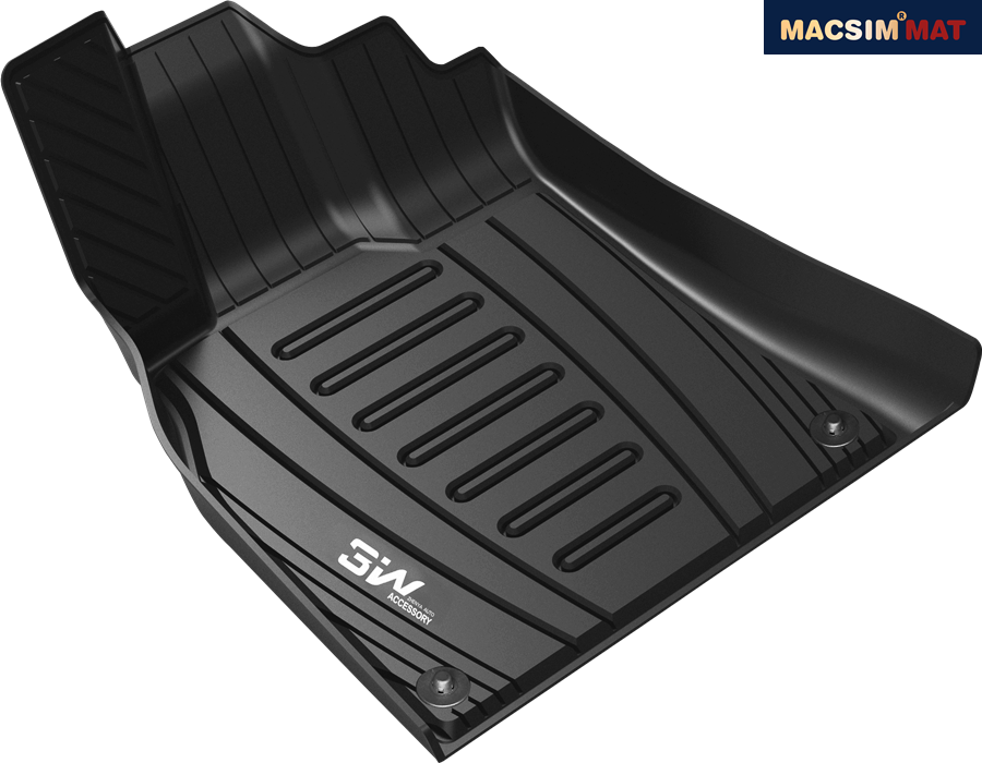 Thảm lót sàn xe ô tô Audi Q5,2009-2017Nhãn hiệu Macsim 3W chất liệu nhựa TPE đúc khuôn cao cấp.màu đen