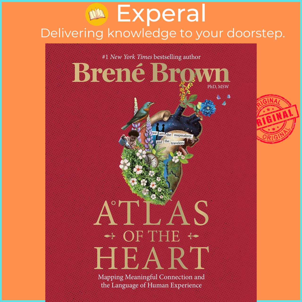 Sách - Atlas of the Heart  Mapping Meaningful Connection and the Language of Hum by Brene Brown US edition, hardcover