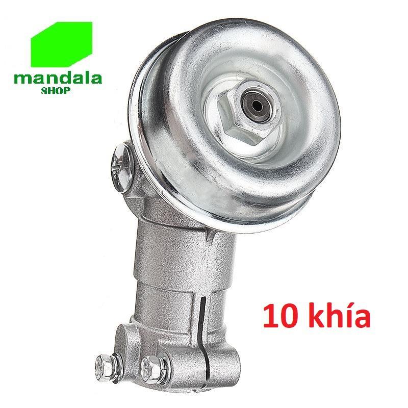 Đầu bò máy cắt cỏ bãi ống 24mm, ti bé tròn 7 khía, ti tròn 10 khía, ti vuông