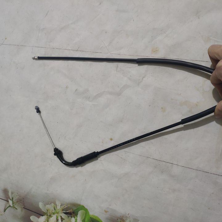 Dây ga thép không gỉ dành cho xe máy CUB 70-81-82 - A1235