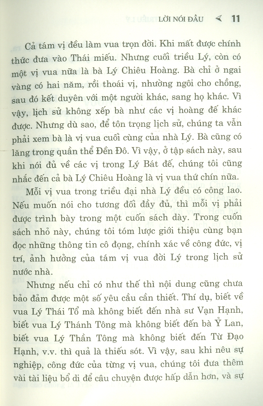 TÁM VỊ VUA TRIỀU LÝ - Vũ Ngọc Khánh - Nhà xuất bản Chính trị quốc gia Sự thật – bìa mềm