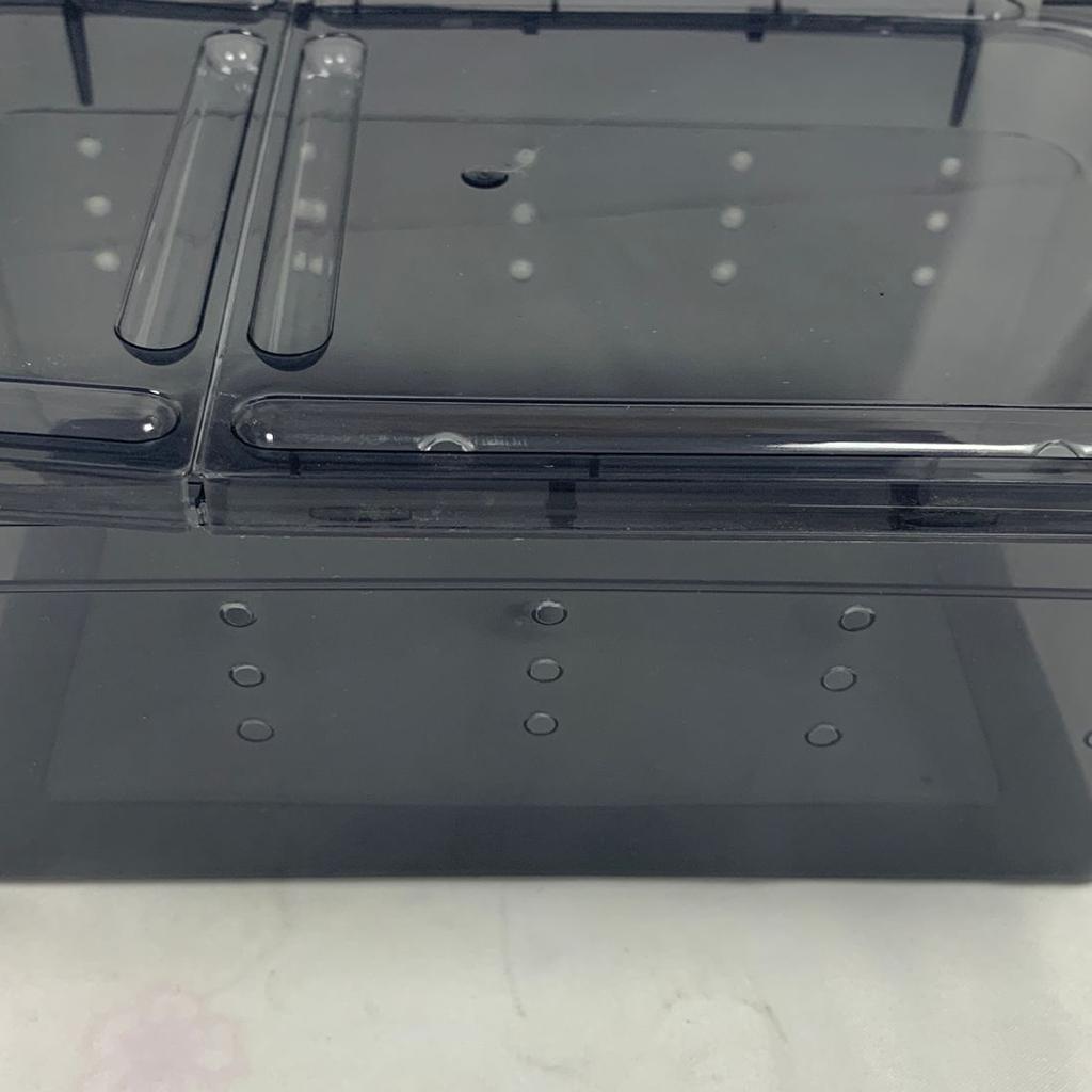 4x Plastic Box Insect Reptile Transport Breeding Live Worms Food Feeding Box