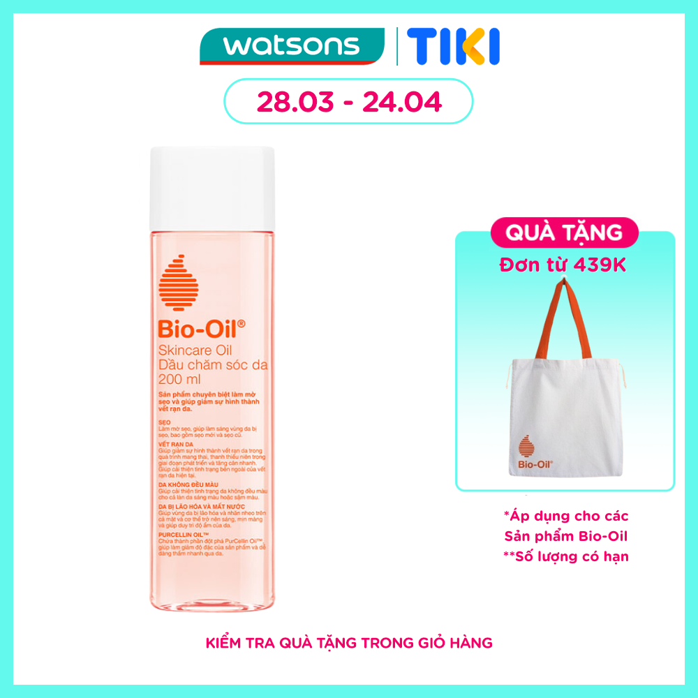 Dầu Dưỡng Bio-Oil Giảm Rạn Da Mờ Sẹo Specialist Skincare Oil 200ml