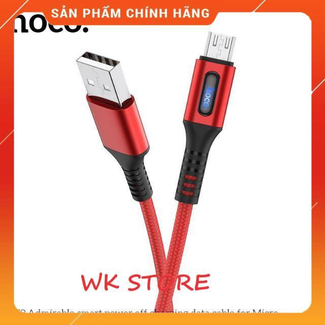 Cáp sạc hoco u79 tự ngắt thông minh cho iphone,type c,micro - Hàng chính hãng