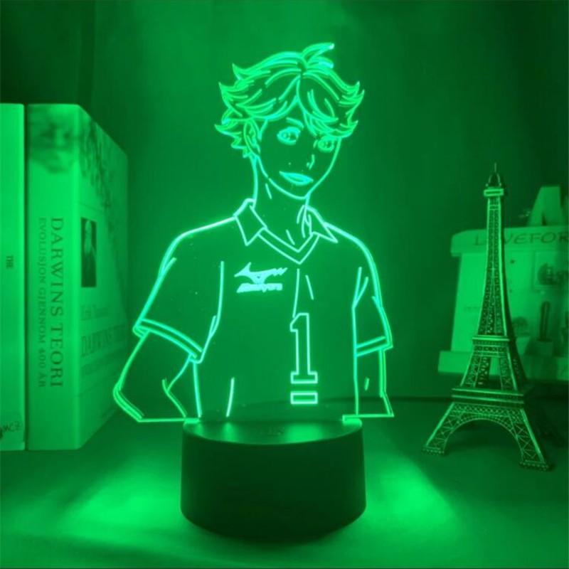 Đèn ngủ Led Đèn 3D Anime Haikyuu ToRU OIKAWA trang trí phong - quà tặng ý nghĩa