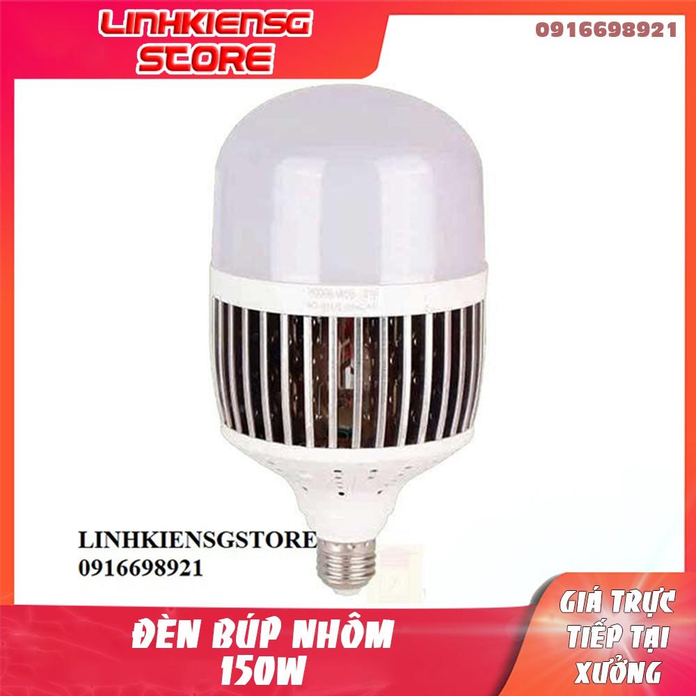 Bóng đèn búp trụ nhôm kín nước công suất 50W 100W 150W TRẮNG đèn bulb led