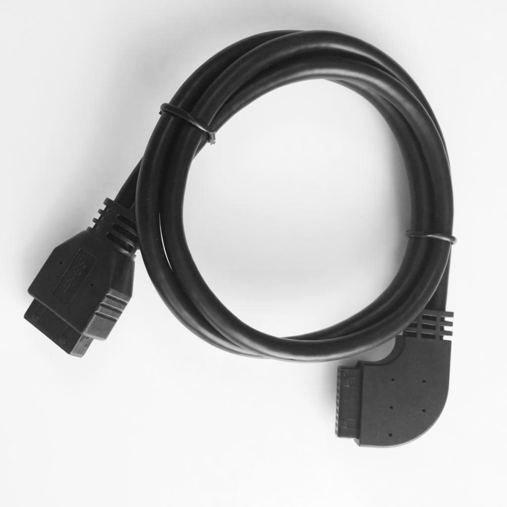 20 pin Mainboard Elbow Extension Cable USB 3.0 Power Cord