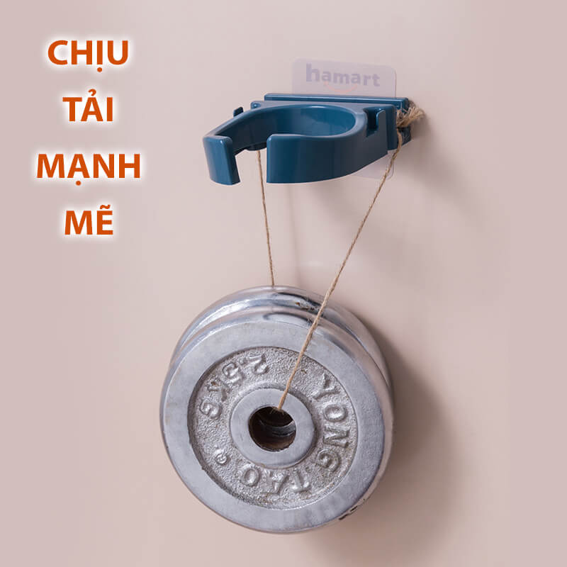 Móc Treo Máy Sấy Tóc Hamart Giá Đỡ Nhựa Kèm Miếng Dán Tường Siêu Dính Tiện Lợi