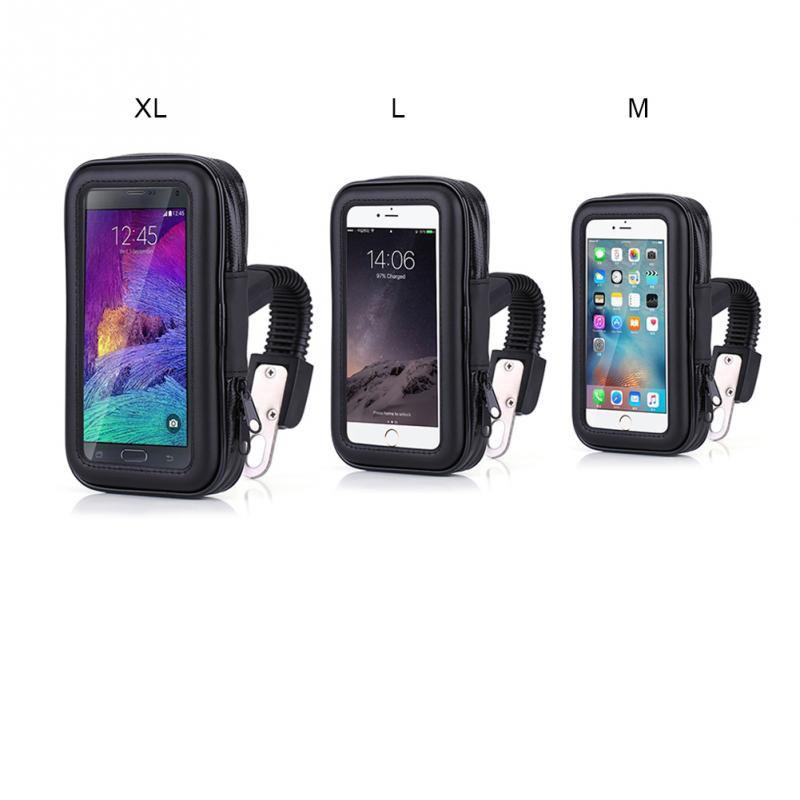 Người giữ điện thoại xe máy Hỗ trợ xe đạp Moto Chế độ xem phía sau