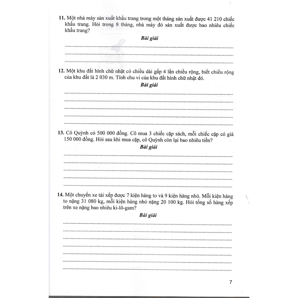 Sách - Thực Hành Giải Toán Lớp 4 Tập 2