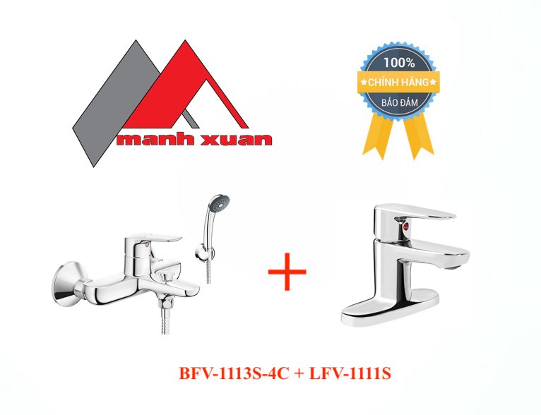 Combo trọn bộ INAX BFV-1113S-4C + LFV-1111S