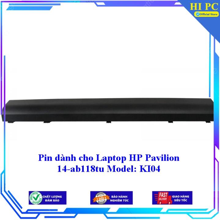 Pin dành cho Laptop HP Pavilion 14-ab118tu Model: KI04 - Hàng Nhập Khẩu