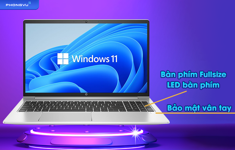Laptop HP Probook 450 G9 i7-1255U|16GB|512GB|15.6FHD|Intel Iris Xe|W11SL - Hàng Chính Hãng