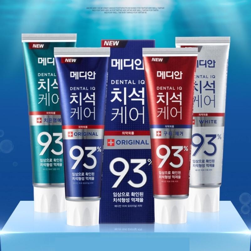 Kem Đánh Răng MEDIAN DENTAL IQ 93% Hàn Quốc 120g Chống Viêm Nướu, Giúp Làm Trắng Răng Phòng Tránh Bệnh Về Răng