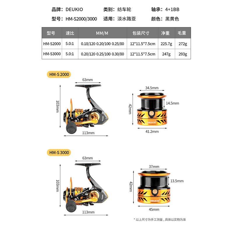 Máy Câu Cá HM2000 - HM3000 siêu khỏe - máy câu cá dekukio HM-S