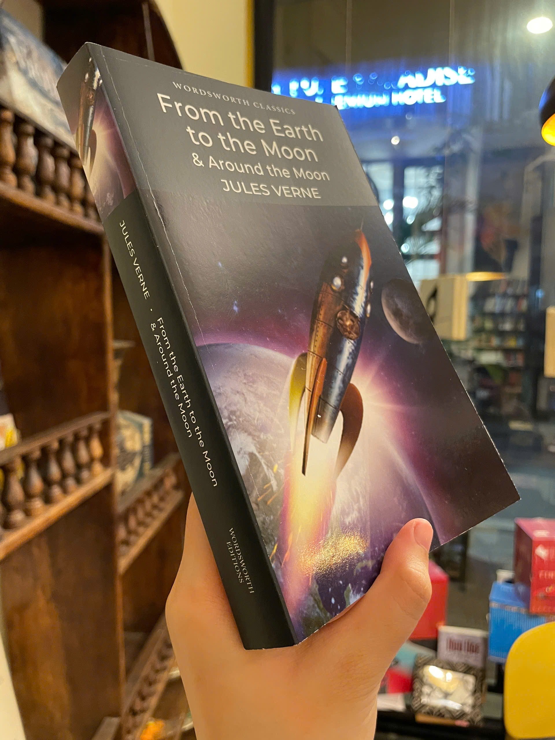 Sách - From the Earth to the Moon / Around the Moon by Jules Verne | Classic Science Fiction