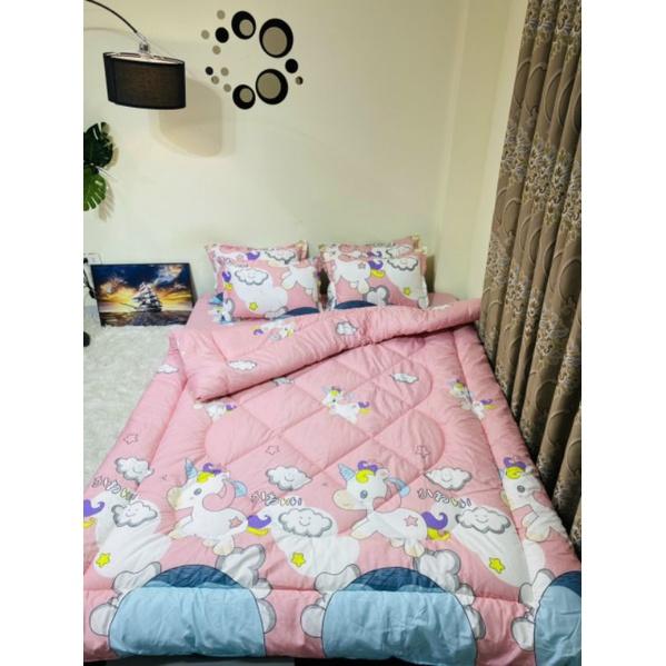 Bộ chăn phao 5 món cottonpoly