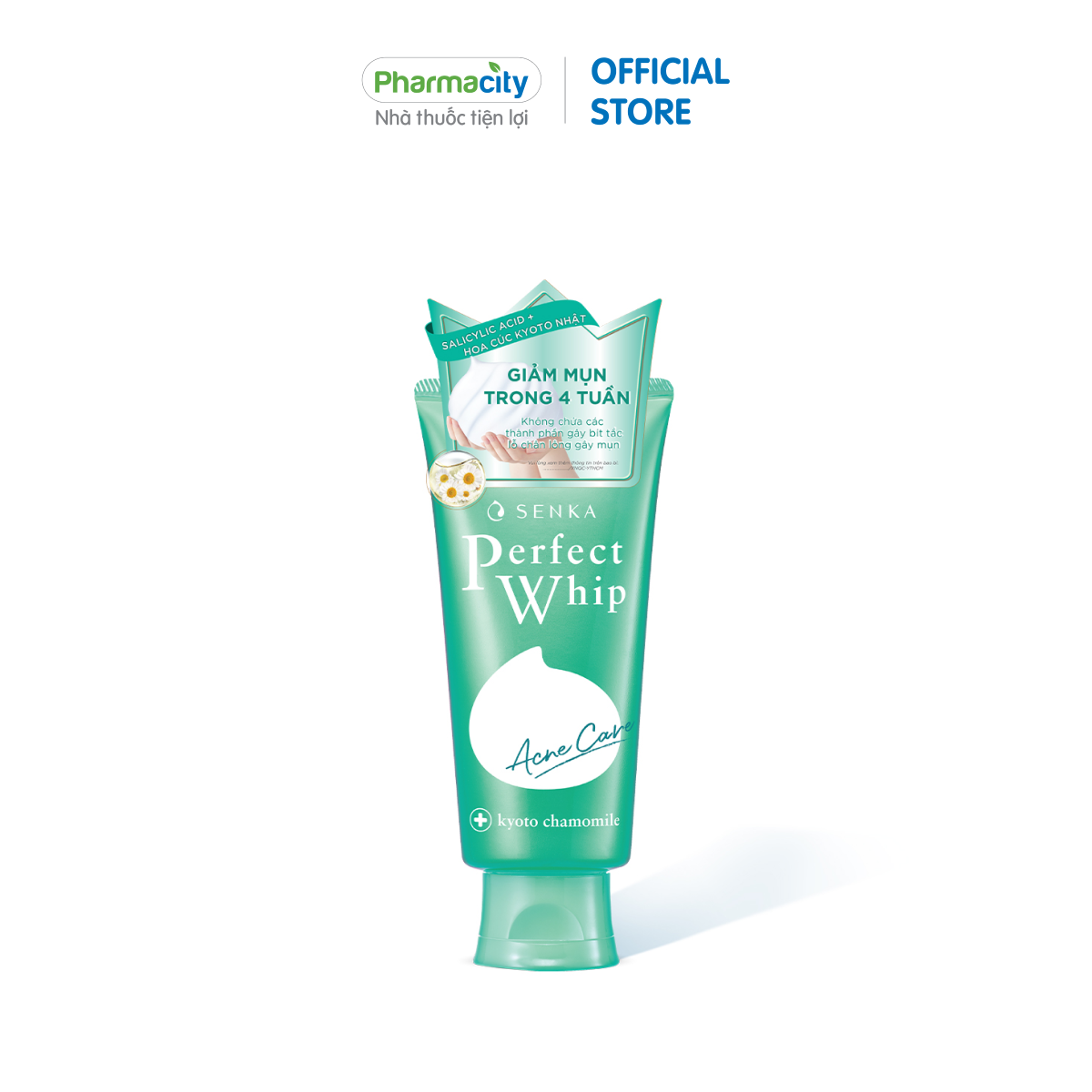 Sữa rửa mặt tạo bọt dành cho da mụn Senka Perfect Whip Acne Care