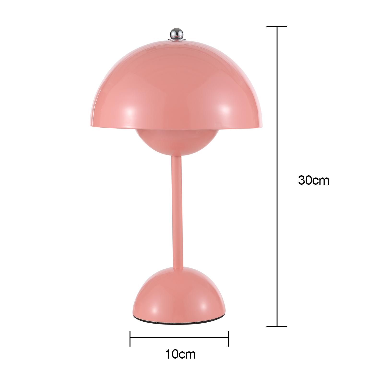 Neoglint USB Rechargeable Table Lamp Touching Control Bedside Night Light Decorative Bedroom Nightstand Lamp