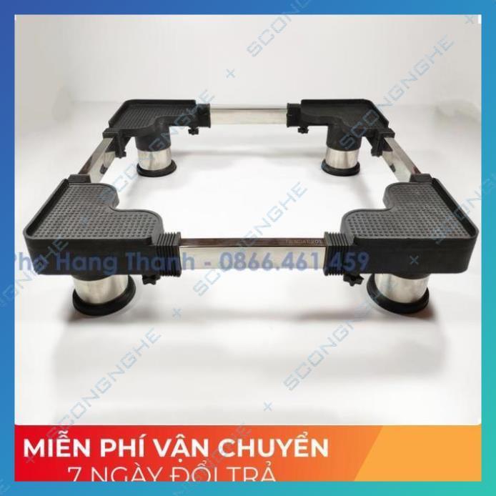 Chân đế máy giặt tủ lạnh cao cấp trụ Inox