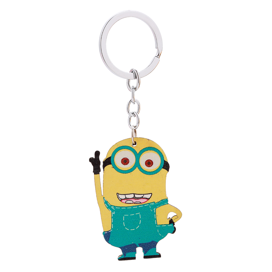 Móc Khóa Gỗ Hình Minion