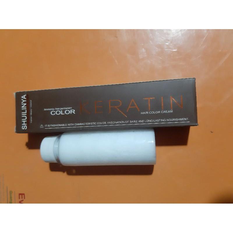 Combo nhuộm xanh rêu kèm oxi trợ dưỡng và găng tay