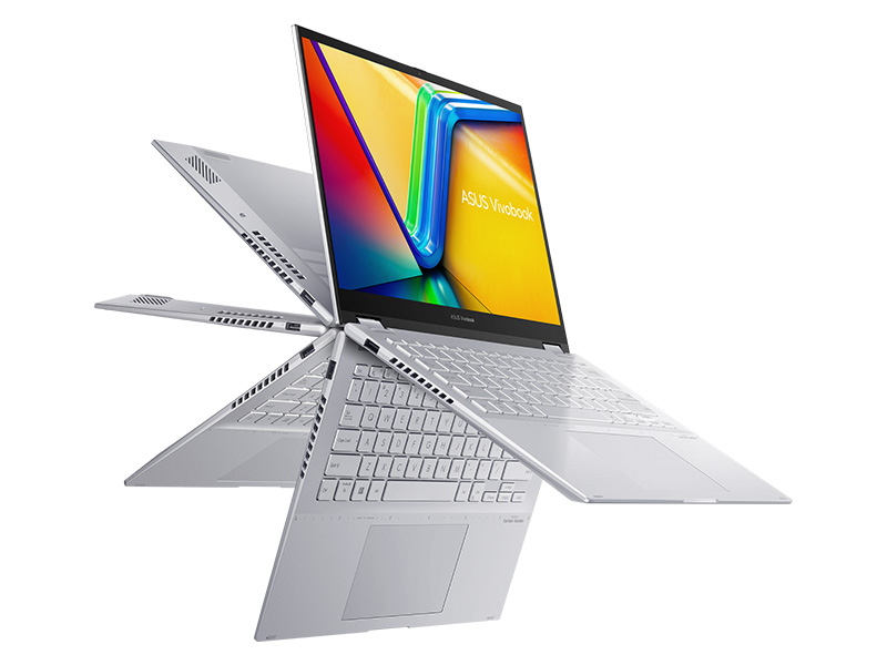 Asus Vivobook S 14 Flip TP3402VA-LZ632W (Intel Core i5-13420H | 16GB | 512GB | Intel UHD | 14 inch WUXGA IPS | Win 11 | Bạc) - HÀNG CHÍNH HÃNG