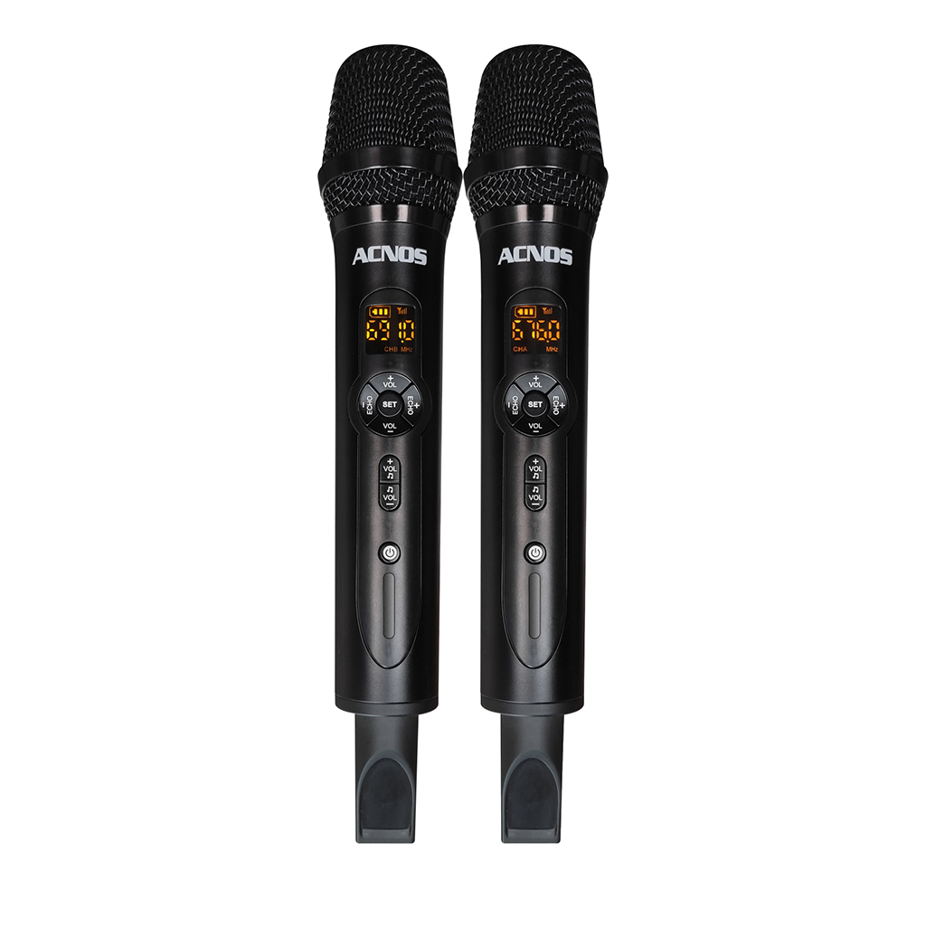 Vang số siêu nhỏ chỉnh app tích hợp Bluetooth &amp; Micro không dây UHF ACNOS MI30E [HÀNG CHÍNH HÃNG]